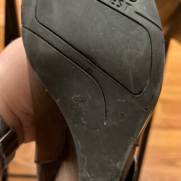 Nine West Wedge Booties, Size 6 1/2 M - Picture 7 of 8